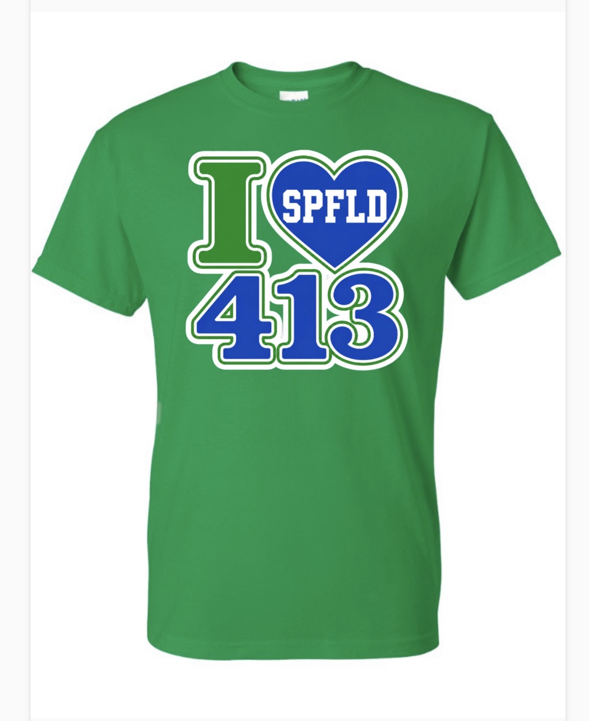 I LOVE 413 GREEN & BLUE - SHIRT