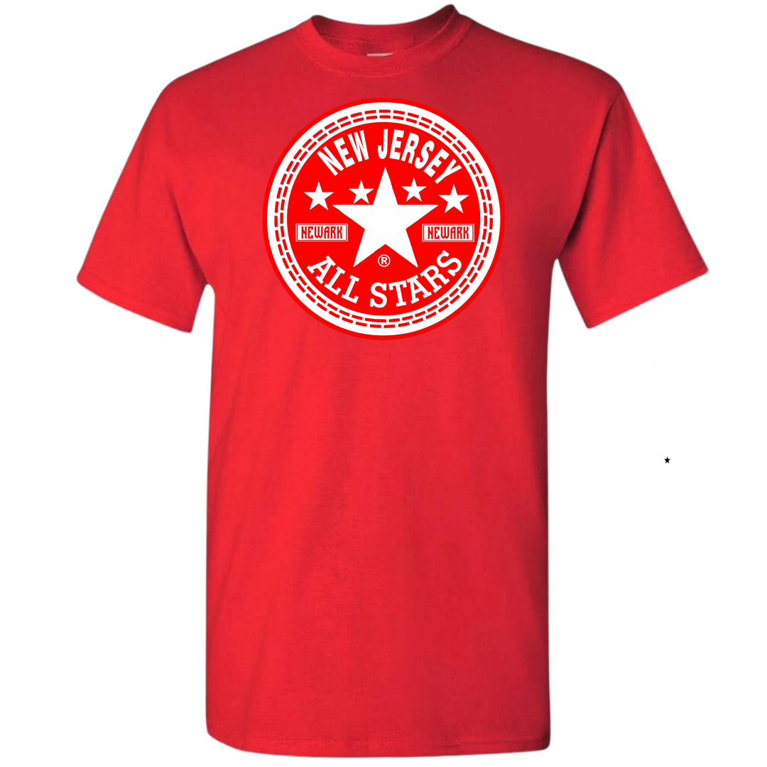 NEW JERSEY RED LOGO ALLSTAR COTTON SHIRT