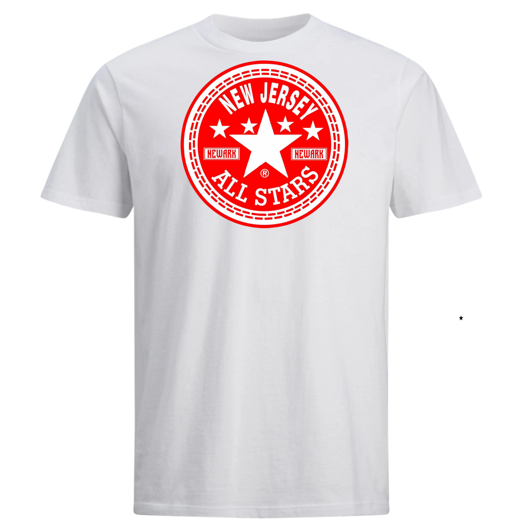 NEW JERSEY RED LOGO ALLSTAR COTTON SHIRT