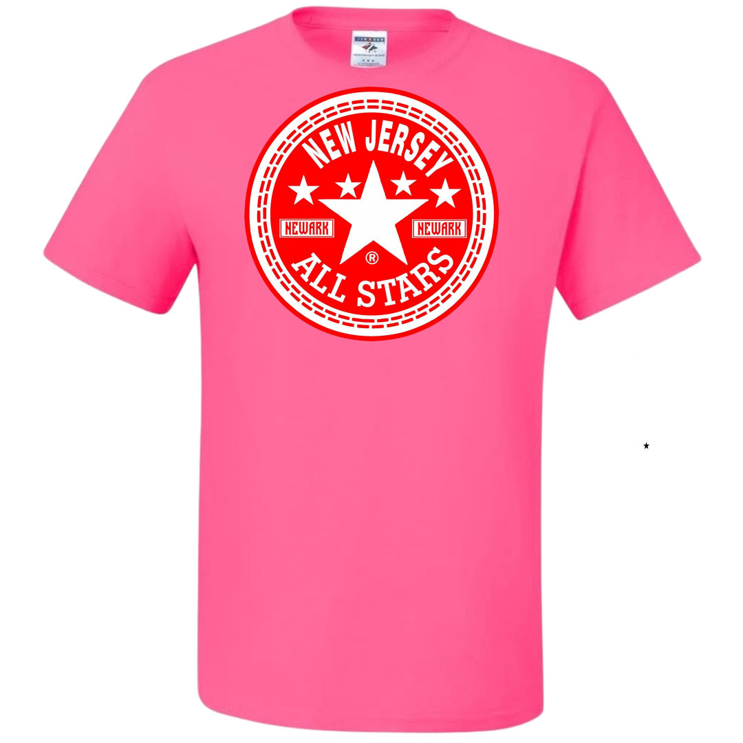 NEW JERSEY RED LOGO ALLSTAR COTTON SHIRT