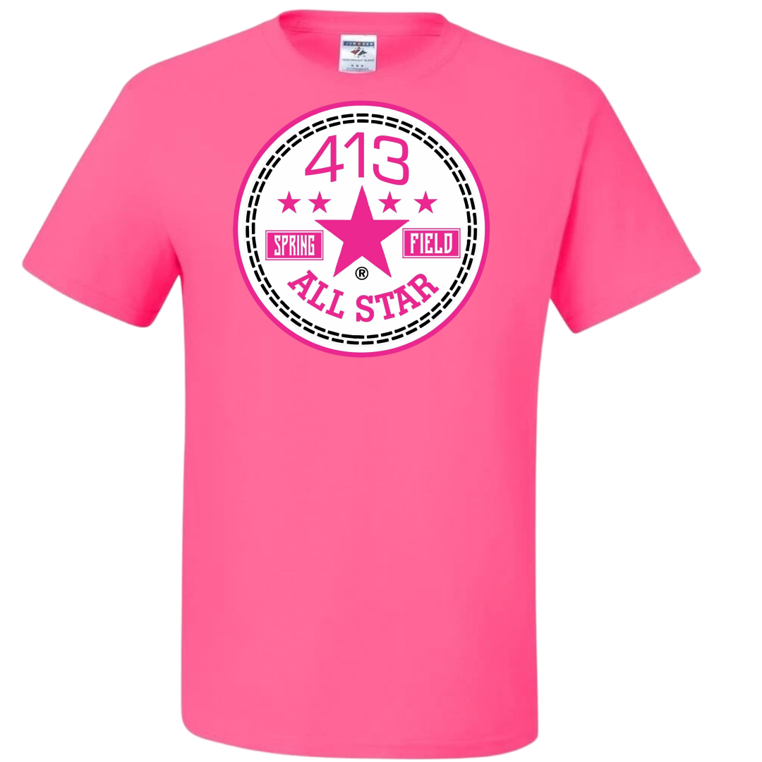 413 HOT PINK ALLSTAR SHIRTS