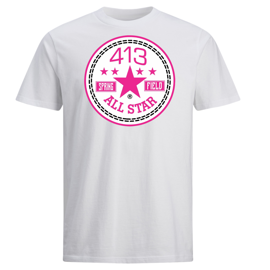 413 HOT PINK ALLSTAR SHIRTS