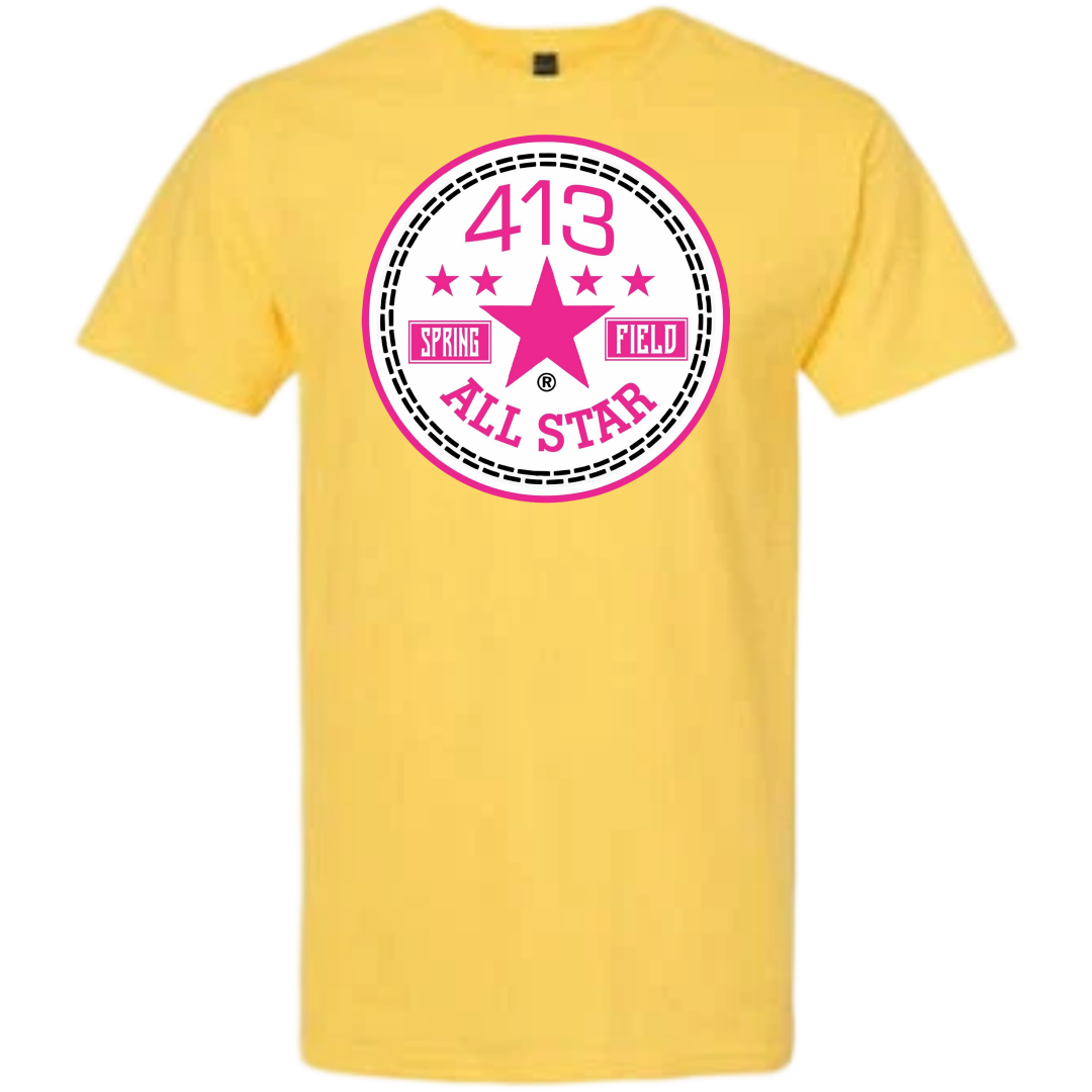 413 HOT PINK ALLSTAR SHIRTS