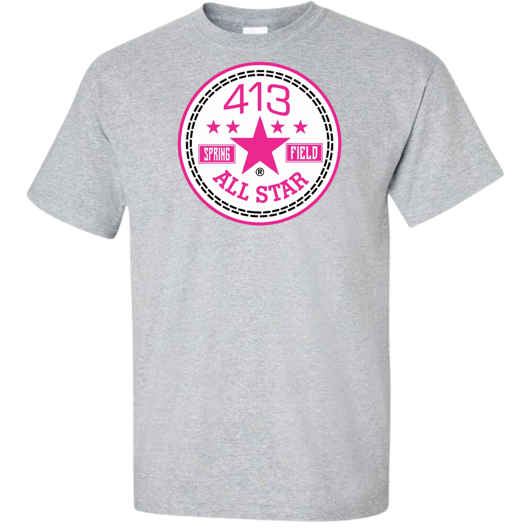 413 HOT PINK ALLSTAR SHIRTS