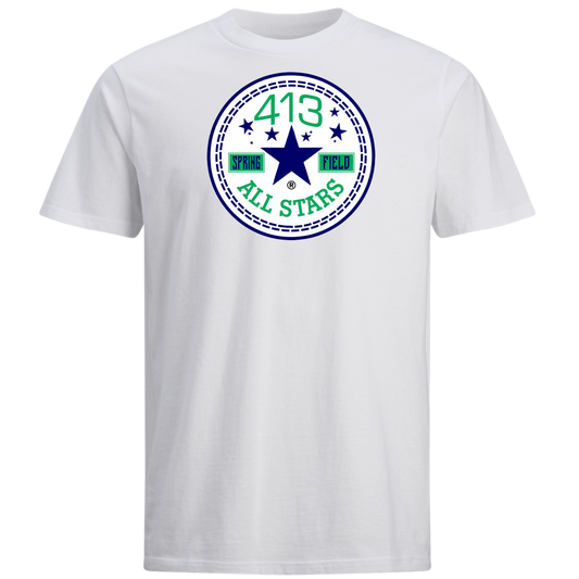 413 NEW BLUE STAR ALLSTAR COTTON SHIRT