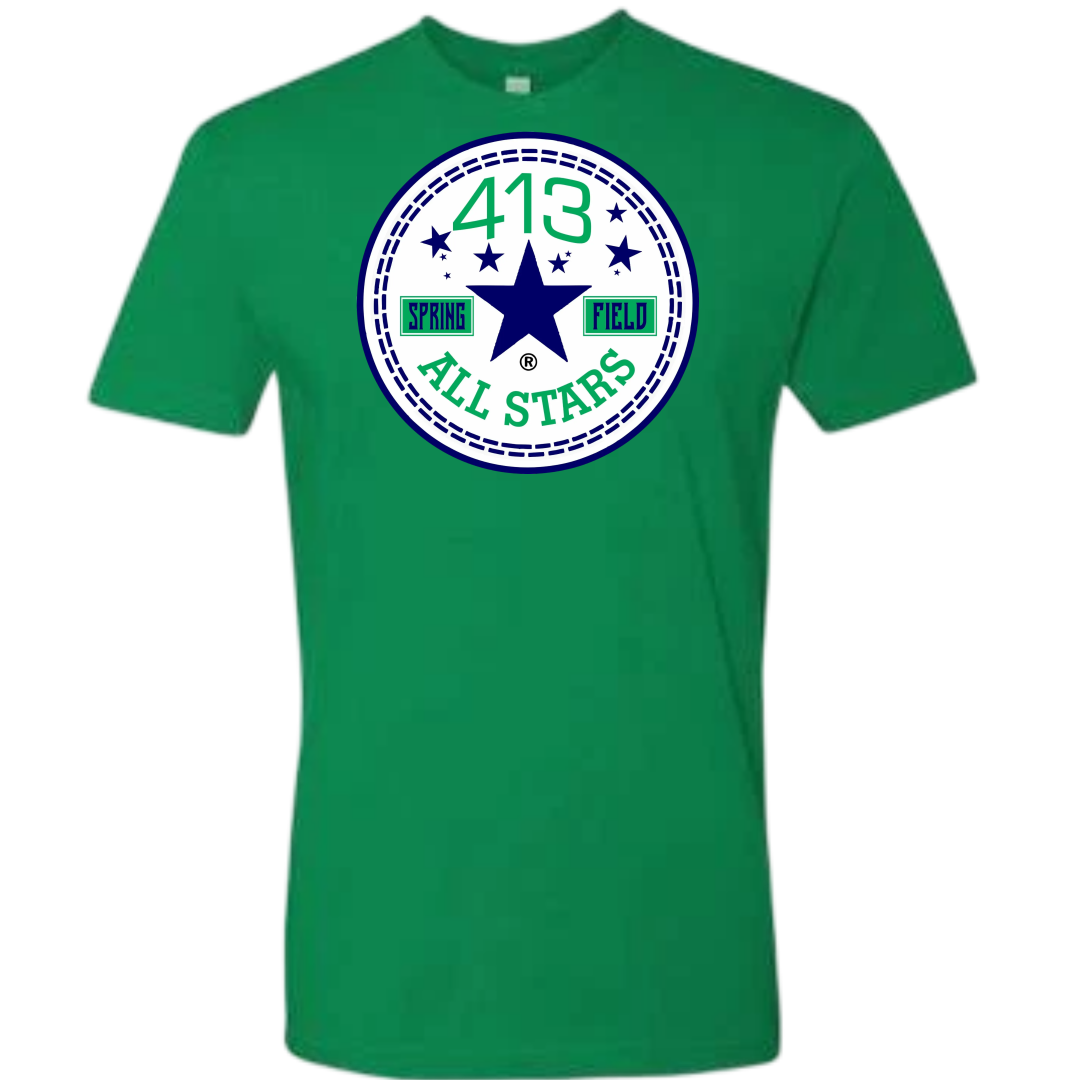 413 NEW BLUE STAR ALLSTAR COTTON SHIRT