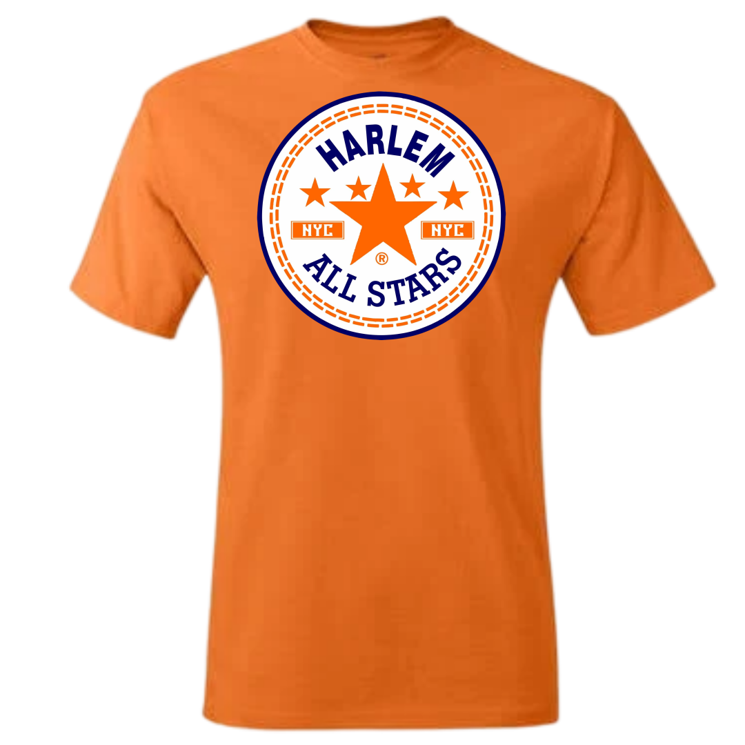 HARLEM ORANGE STAR ALLSTAR COTTON SHIRTS