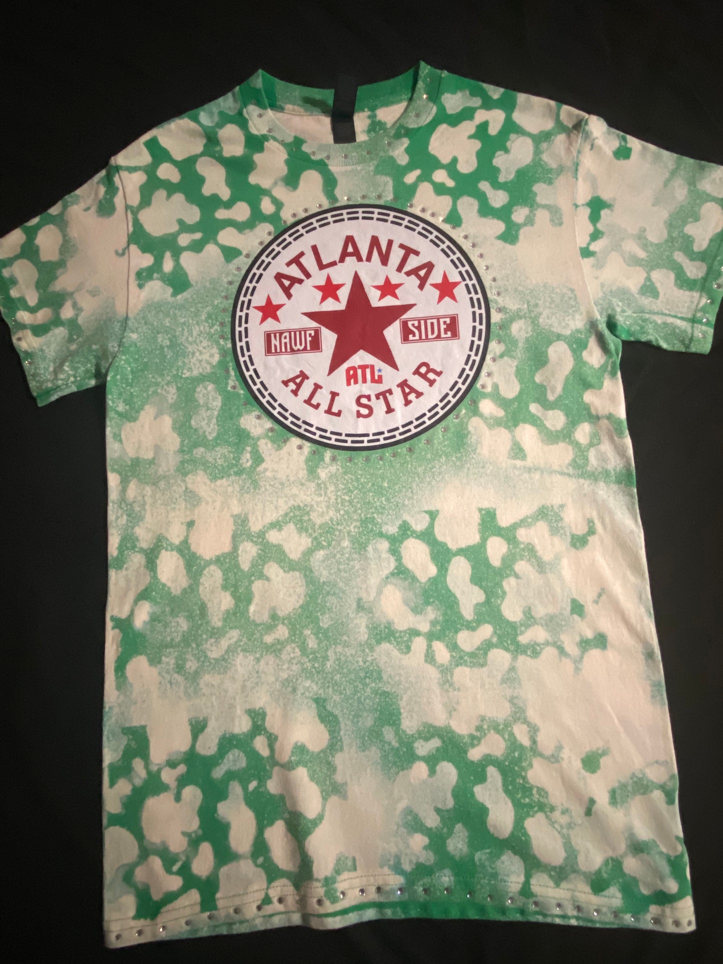 Custom bling Atlanta Allstar shirt