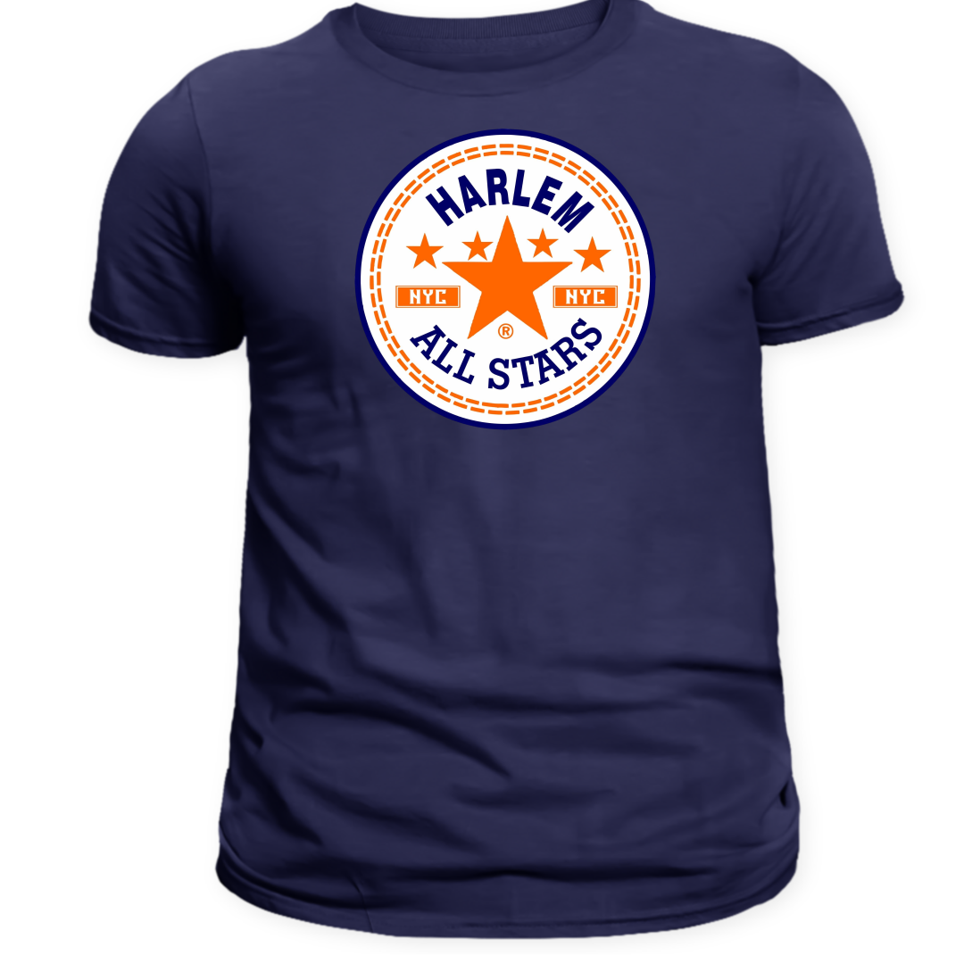 HARLEM ORANGE STAR ALLSTAR COTTON SHIRTS
