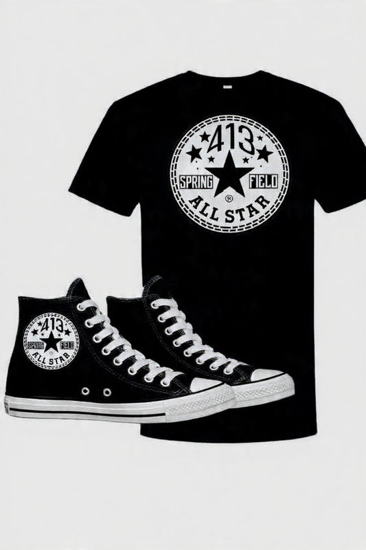 413 ALL STAR SHIRTS AND SNEAKER COMBO