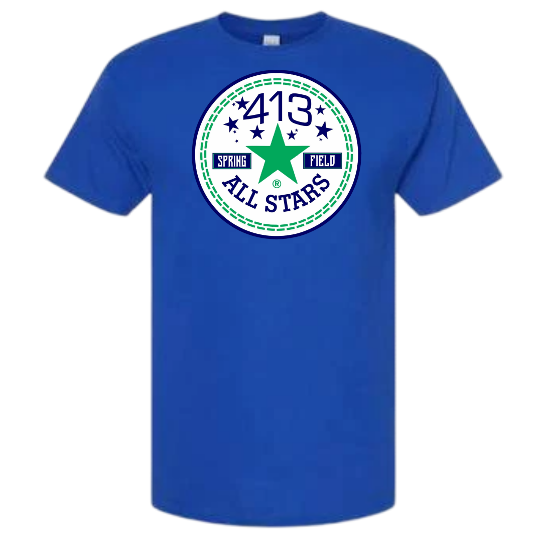 413 NEW GREEN STAR ALLSTAR COTTON SHIRT