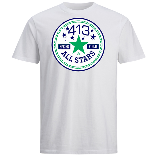 413 NEW GREEN STAR ALLSTAR COTTON SHIRT