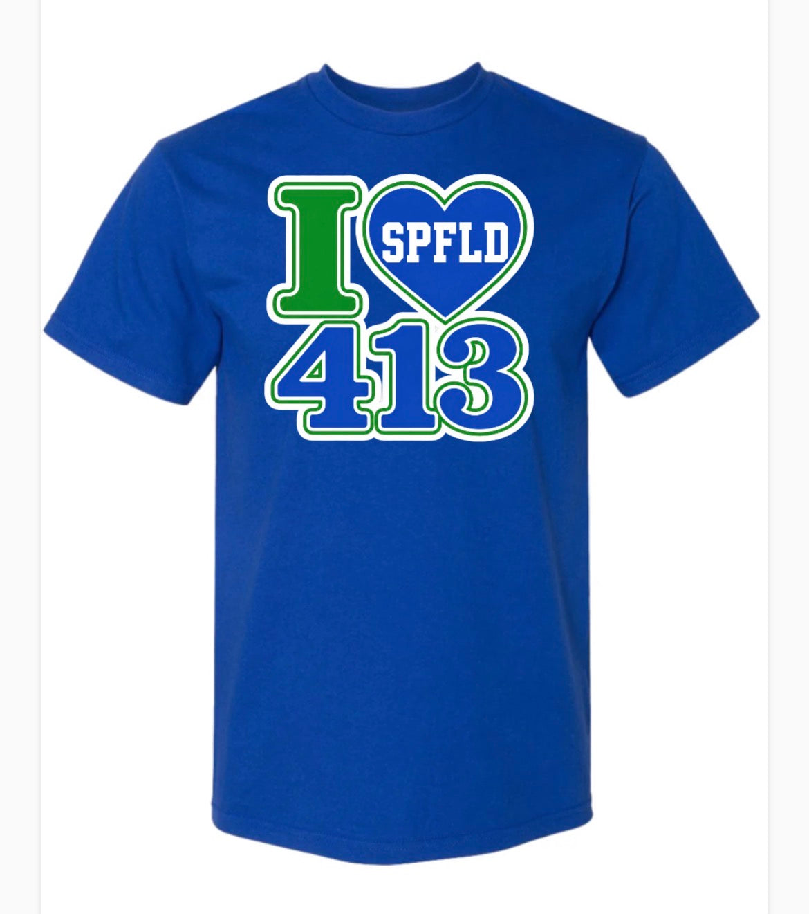 I LOVE 413 GREEN & BLUE - SHIRT