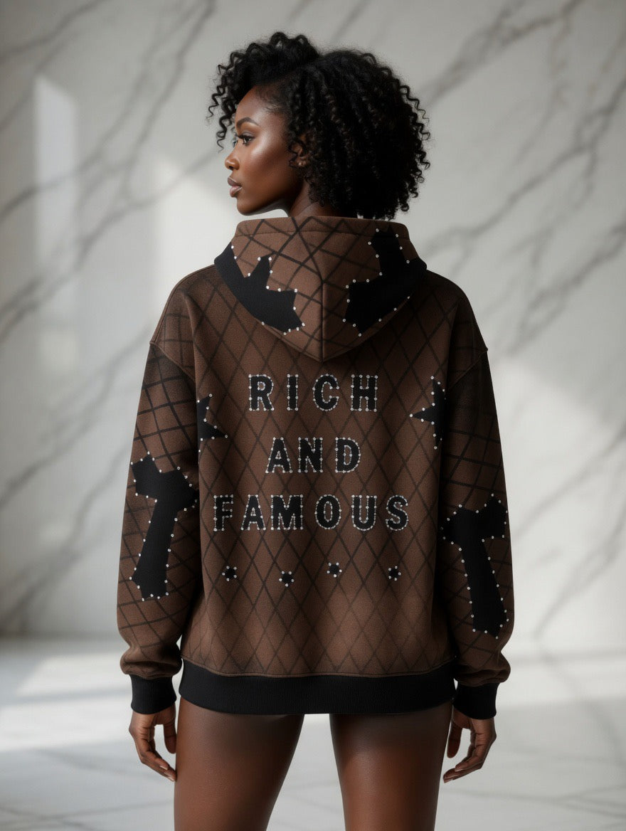 STREET HOODIE”LIFESTYLE RICH AND FAMOUS