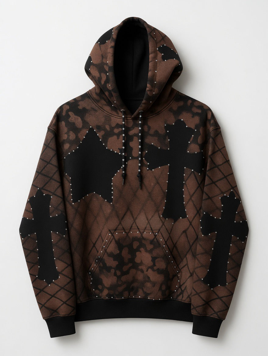 STREET HOODIE “ STAR & CROSS COMBO