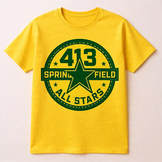 Green & yellow springfield SIGNATURE Allstar shirt