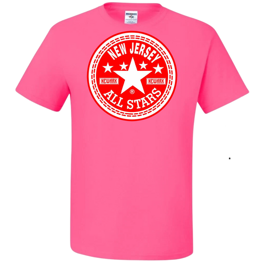 NEW JERSEY RED LOGO ALLSTAR COTTON SHIRT