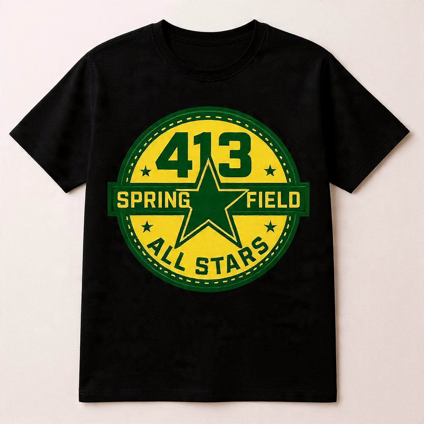 Green & yellow springfield SIGNATURE Allstar shirt