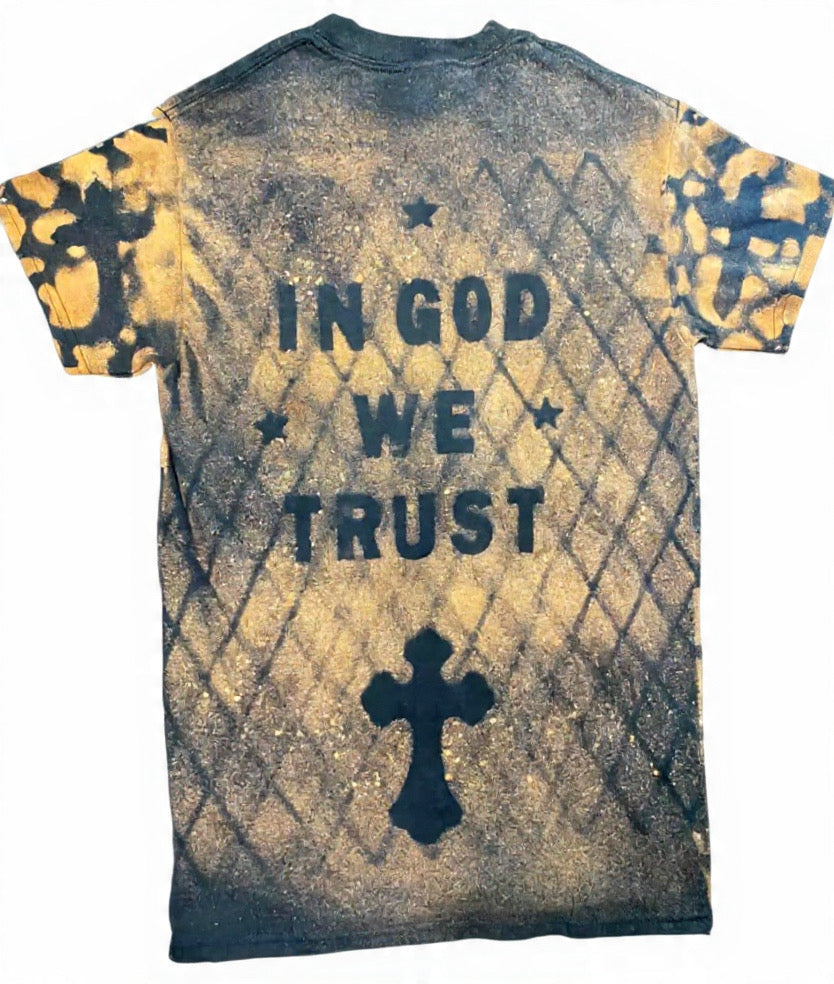 BLESSED IN GOD WE TRUST DESIGNED SHIRT