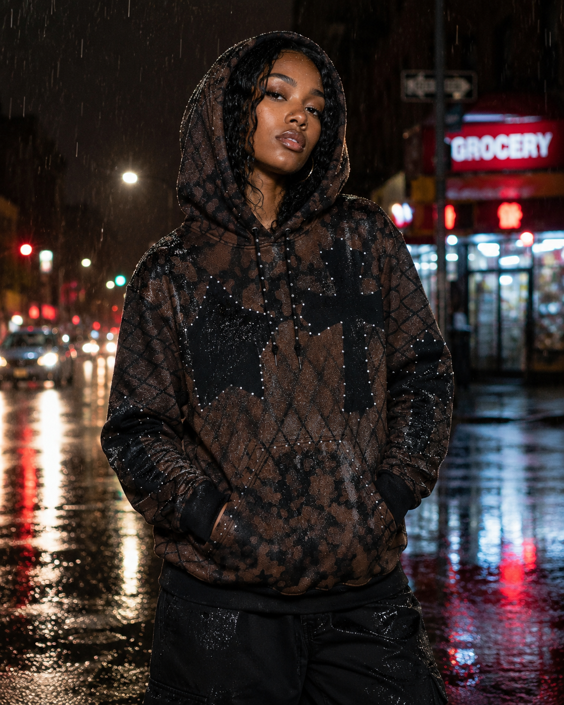 STREET HOODIE “ STAR & CROSS COMBO