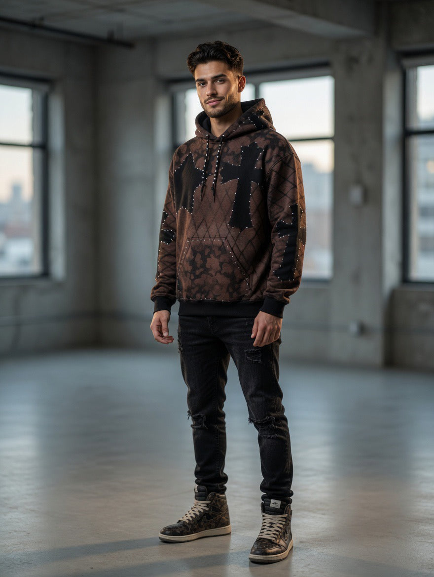 STREET HOODIE “ STAR & CROSS COMBO