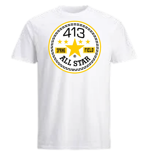 413 yellow & black allstar shirt