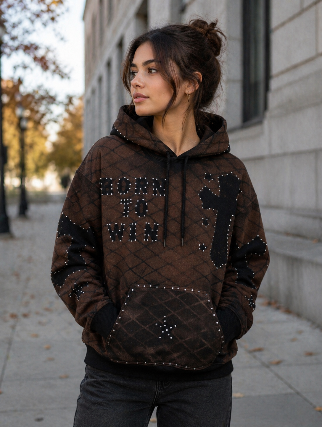 STREET HOODIE BORN TO WIN