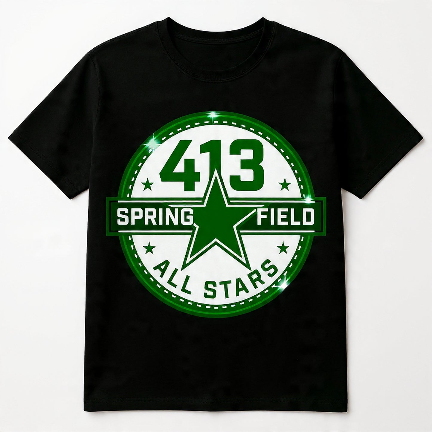 GREEN & WHITE SPRINGFIELD SIGNATURE SHIRT