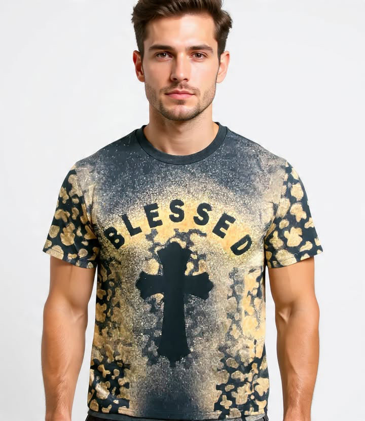 BLESSED IN GOD WE TRUST DESIGNED SHIRT