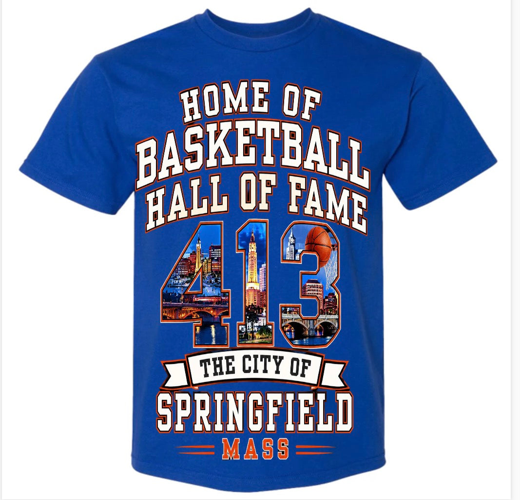HOME OF BASKETBALL HALL OF FAME BIG LOGO
