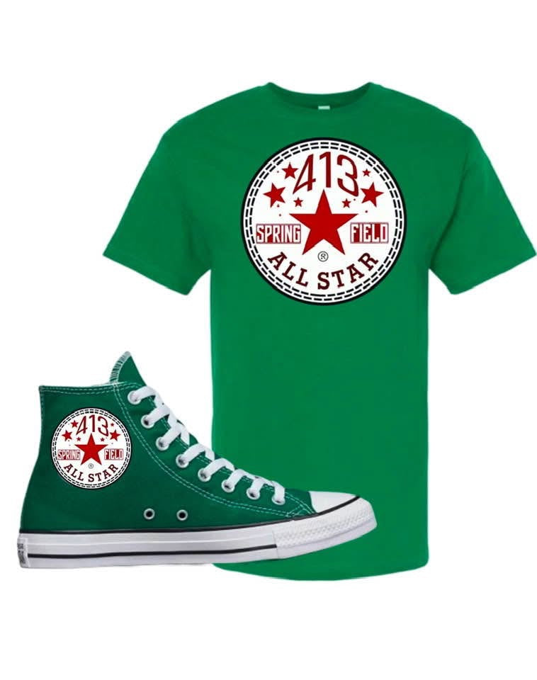 413 ALL STAR SHIRTS AND SNEAKER COMBO