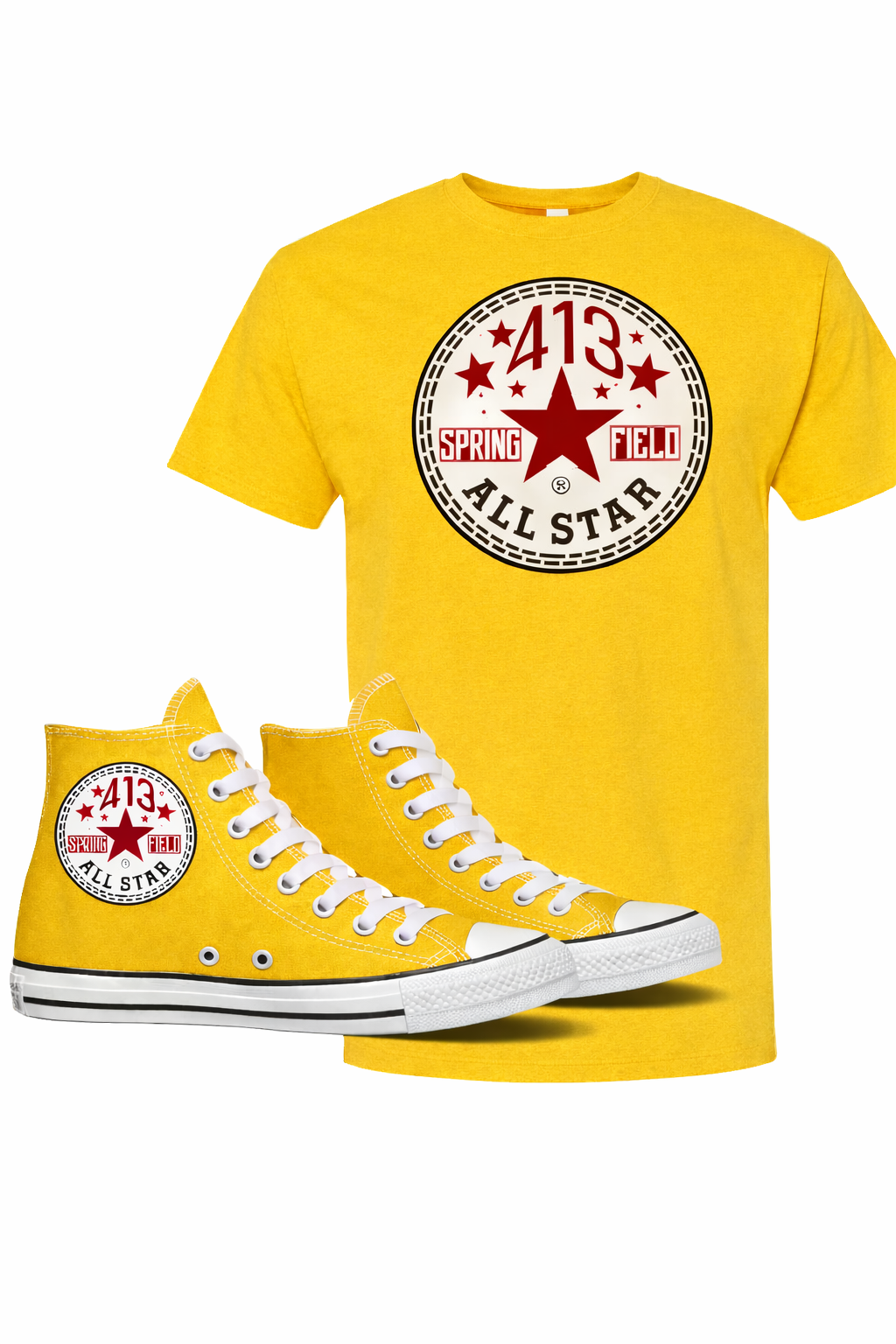 413 ALL STAR SHIRTS AND SNEAKER COMBO
