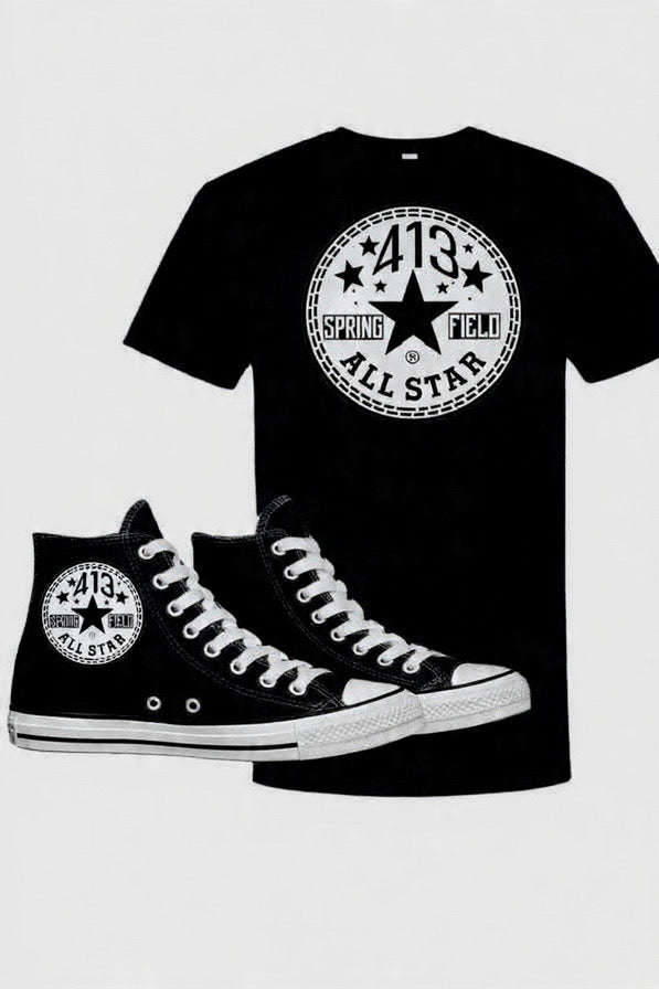 413 ALL STAR SHIRTS AND SNEAKER COMBO