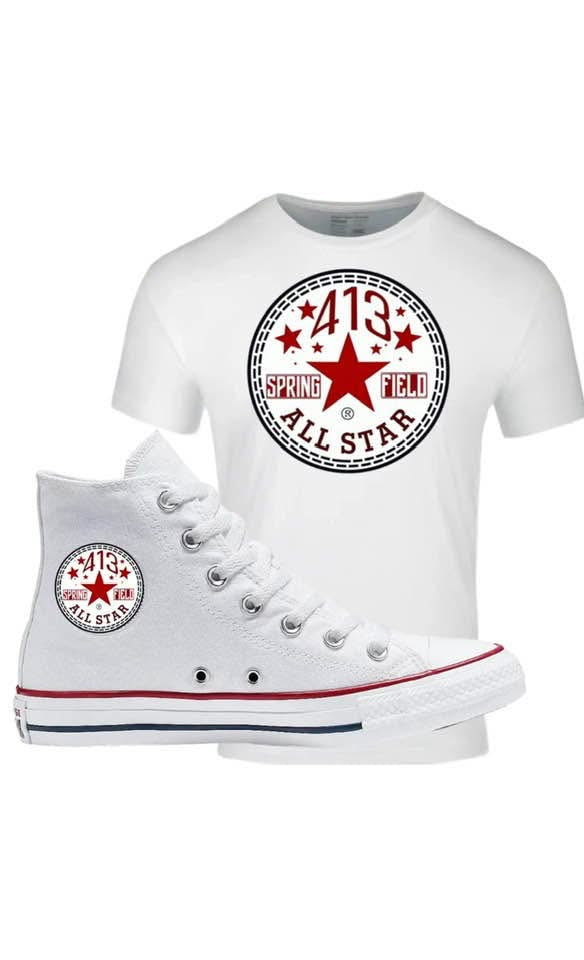 413 ALL STAR SHIRTS AND SNEAKER COMBO