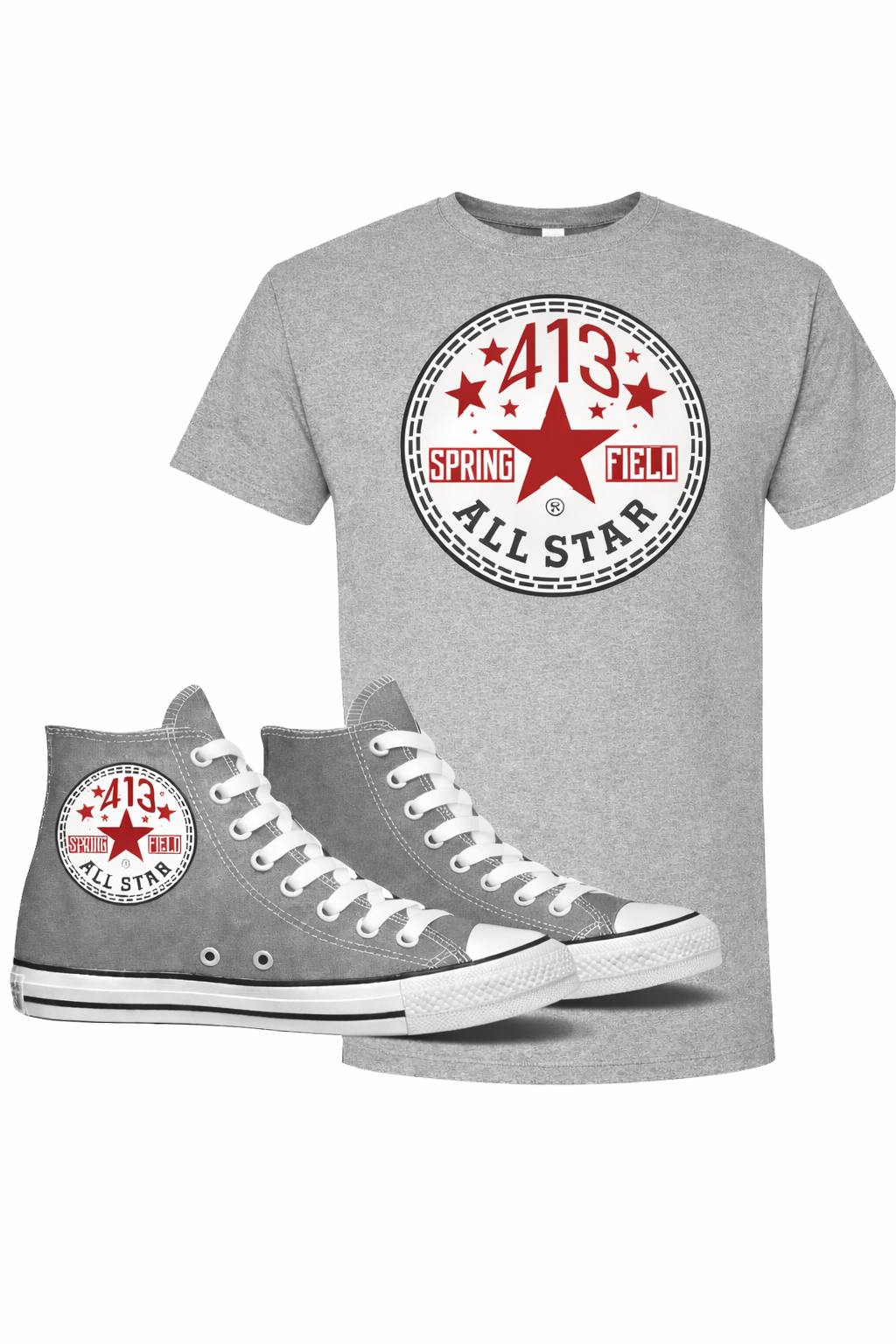 413 ALL STAR SHIRTS AND SNEAKER COMBO