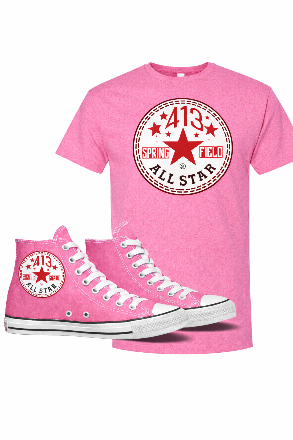 413 ALL STAR SHIRTS AND SNEAKER COMBO