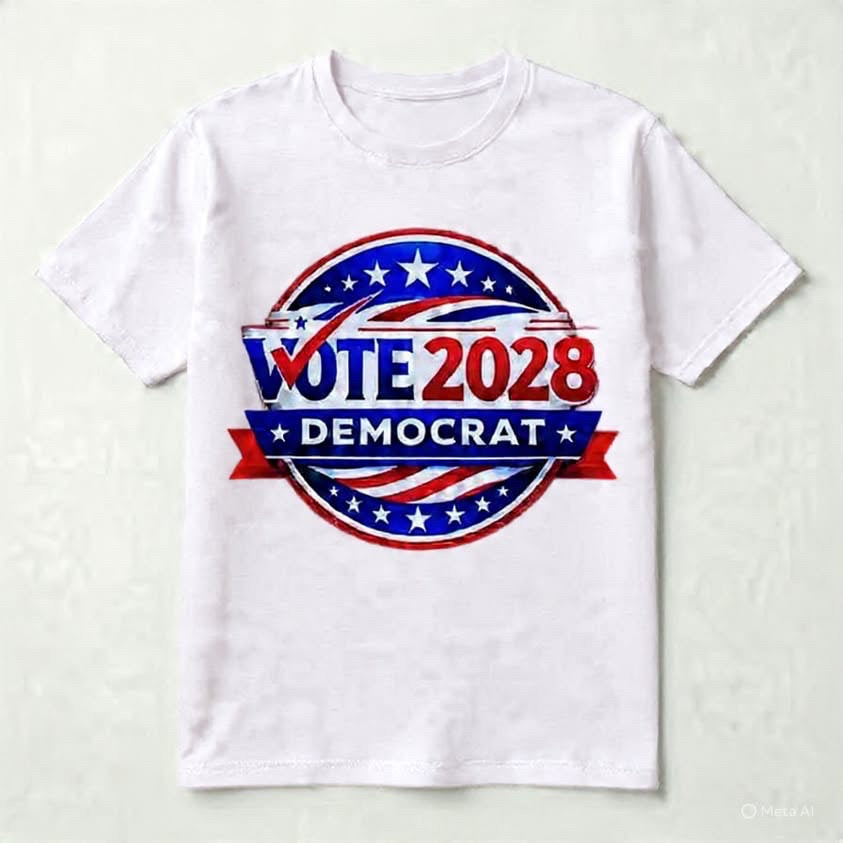 VOTE DEMOCRAT 2028 SHIRT