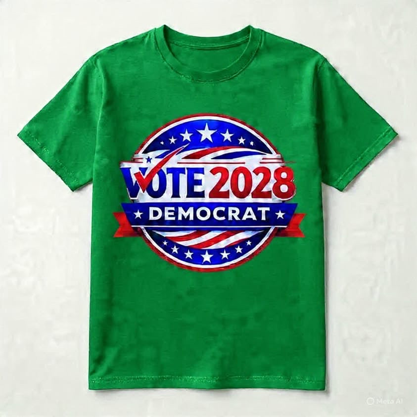 VOTE DEMOCRAT 2028 SHIRT