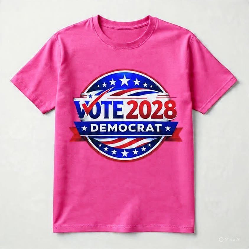 VOTE DEMOCRAT 2028 SHIRT