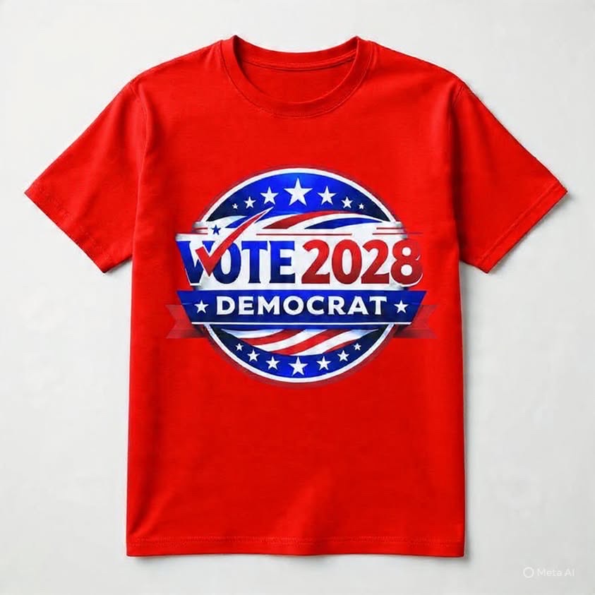 VOTE DEMOCRAT 2028 SHIRT